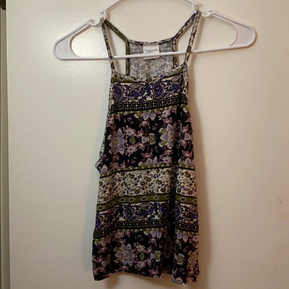 Never worn! Floral crop top